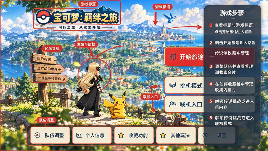 精灵宝可梦羁绊之旅手机版 精灵宝可梦羁绊之旅手机版