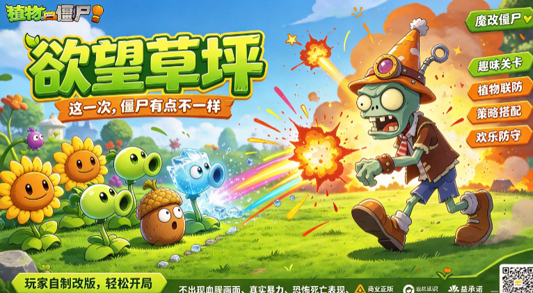 ֲ���ս��ʬ������ƺ1.0����(PvZ Sex lawn)