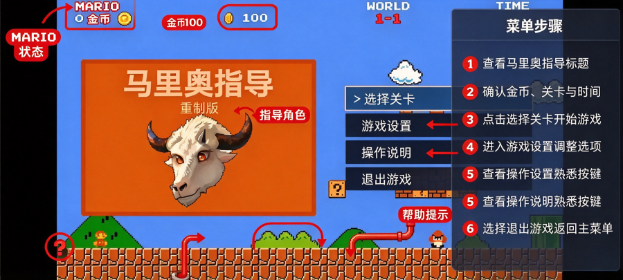 马里奥指导重制版同人魔改闯关版 马里奥指导重制版同人魔改闯关版