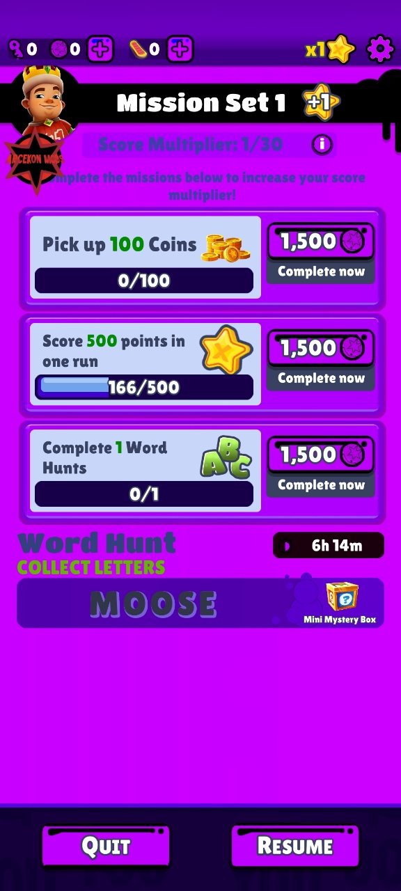 �����ܿ�ʱ���´��ز˵��汾Subway Surf