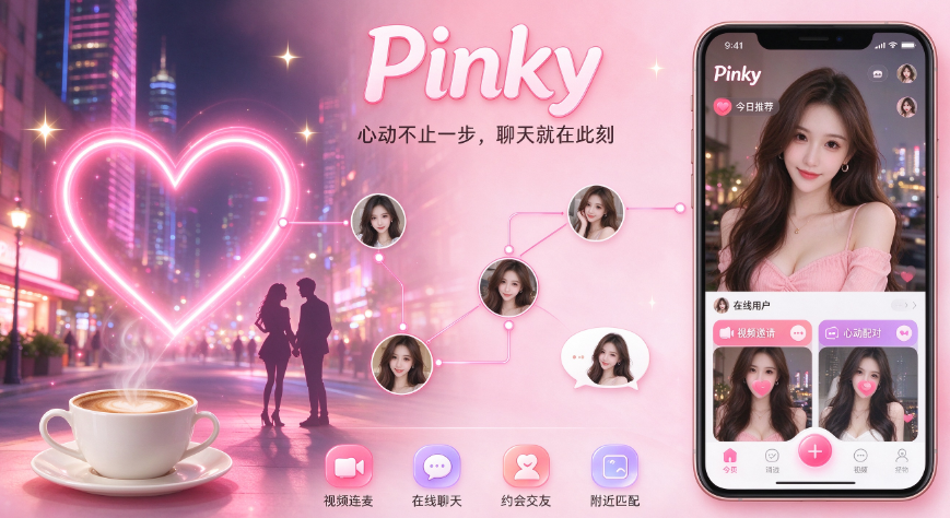 Pinky视频聊天约会交友软件 Pinky视频聊天约会交友软件