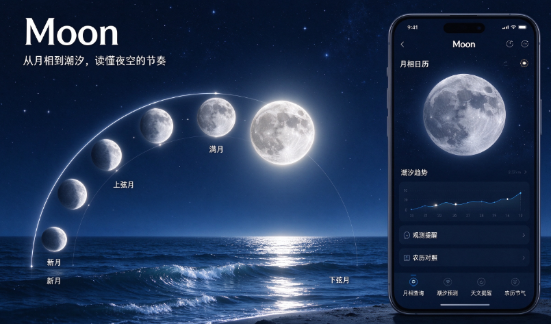 Moon月相-观月指南 Moon月相-观月指南