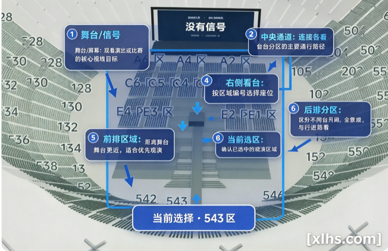 演唱会座位视角模拟器APP 演唱会座位视角模拟器APP