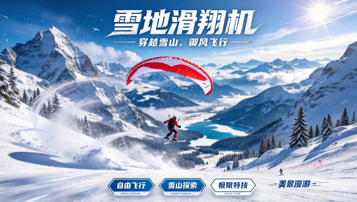 雪地滑翔机游戏 雪地滑翔机游戏