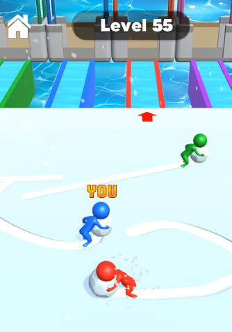 滚雪球3d大作战最新版(Snow Race) 滚雪球3d大作战最新版(Snow Race)