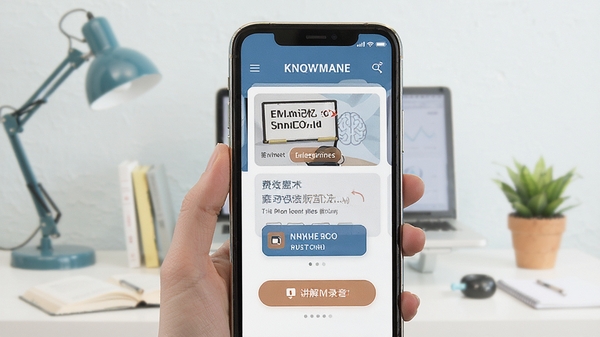 ������APP������չʾ���ֻ���Ļ����ʾ֪ʶ��Ƭ�뽲��¼����ť�������Ǽ���ѧϰ������ͻ����Ч���������ѧϰ������