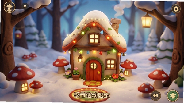 迷你小家童话世界 季节活动 限定装饰 游戏画面