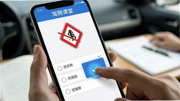 ���տ���APP���������д���ֻ���Ļ��ʾ��ͨ��־��Ŀ���ĸ�ѡ��û���ָ�����ȷ�𰸣���ɫ��������������Ϊ�ݿ�ѧϰ�������������Ƽ��տ��������ɼ�