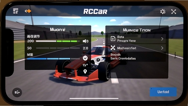 RCCar��Ϸ���ý��棬չʾ���ʵ�����Ȩ�޹���ѡ��ֻ���Ļ��ͼ���