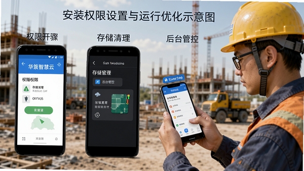 ���ǻ���APP��װȨ�������������Ż�ʾ��ͼ��չʾ��׿�ֻ�Ȩ�޿������衢�洢��������̨�ܿؽ��棬���ع�����Ա�����ֻ�����