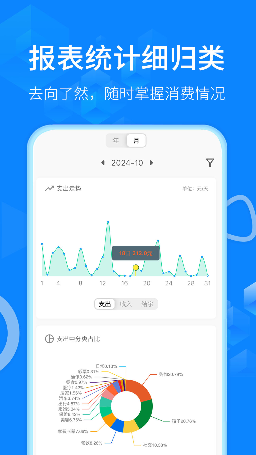 有喔记账-便捷日常收支管理截图