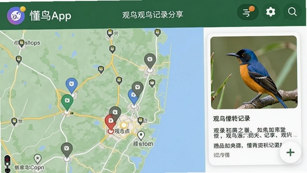 ����APP�����¼����ҳ�棬��ͼ�ϱ�ǹ����λ������������Ƭ�����ּ�¼