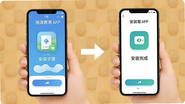 ��Դ����APP��װ����ʾ��ͼ��չʾ�����ص���װ��ɵ��ֻ��������̣��������