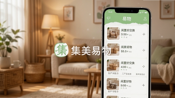 ��������APP��ҳ����չʾ���ֻ���Ļ�г������ú��ｻ���б������¼�Լ�����ɫ��Ϊǳ��ɫ���ɫ�����������м����������ֱ�ʶ������Ϊ��ܰ�Ҿӻ���������UIչʾͼ