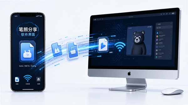 ���ܷ�����������չʾ���ֻ������֮��ͨ��Wi-Fi�ź����ӣ��ļ�ͼ����ٴ��䣬�Ƽ�����ɫ��