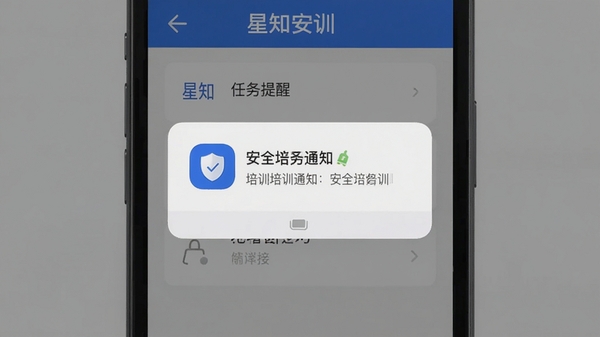 ��֪��ѵ��Ϣ֪ͨ���棬�ֻ�������ʾ��ѵ�������ѣ���ȫ��ѵ֪ͨ�����UI��ƣ���ɫͼ��