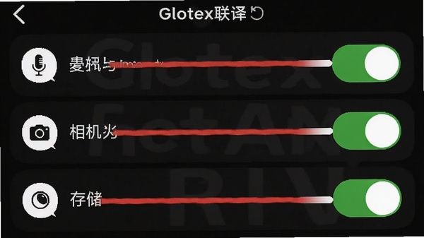 Glotnex���� �ֻ�������Ȩ�޽����ͼ����ע��˷硢������洢����Ȩ�޿���״̬������ֱ��