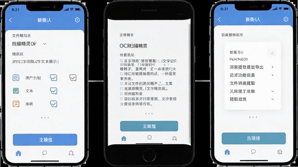 �ļ�ɨ�辫��OCR����ʶ����ȡ�����ı�����չʾ