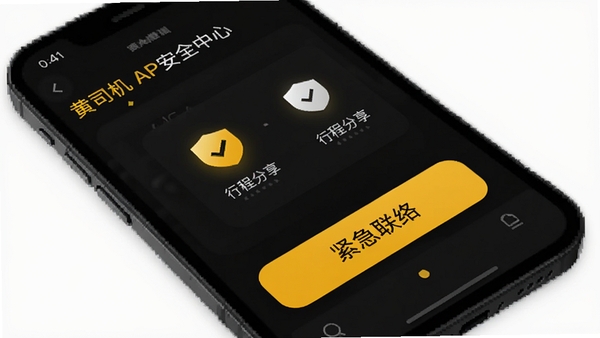 ��˾��APP��ȫ���Ľ��棬�ֻ���Ļ��ʾ�г̷�����������簴ť������Ϊ��ɫ����ģʽ��ͻ����ȫ��������ͼ�꣬�������