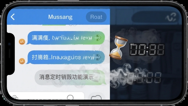 ����������Ϣ��ʱ���ٹ�����ʾ�������������Ϣ�Ա���ʾ����ʱɳ©ͼ�꣬ʱ�䵽����Ϣ���������ʧ