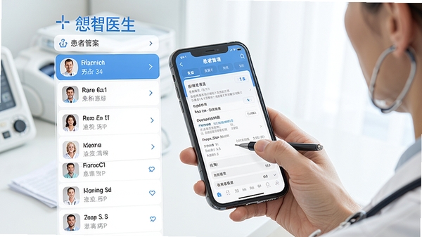 ����ҽ��APP�ڻ��ߵ������������ͼ�������ʾ�����б����Ҳ�չʾ��ϸ������Ϣ��ҽ���������ֻ��鿴���༭������ҽ������ɫ�������רҵ
