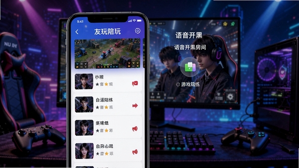 ��������App����չʾ���ֻ���Ļ�г�����Ϸ�����б����������ڷ��䣬����Ϊ�羺���ɫ��������ͻ�����ƥ�书��