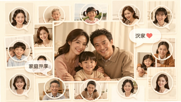 ů�ļ�ͥAPP��ͥȦ��̬�������棬��ܰ�ļ�ͥ��Ƭǽ����Աͷ��Χ�ƣ�����ɫ����ů���а��ĺͶԻ���Ԫ��