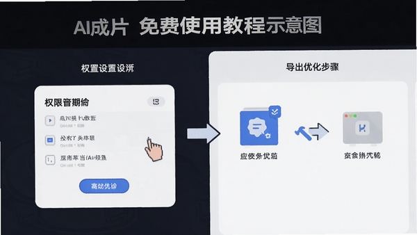 AI��Ƭ���ʹ�ý̳�ʾ��ͼ��չʾȨ�������뵼���Ż����裬����������
