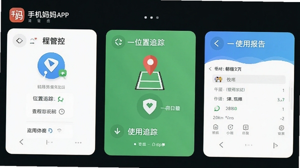 �ֻ�����APP���ܽ����ͼ��չʾԶ�̹ܿء�λ��׷�١�ʹ�ñ���������Ĺ���ģ�飬��������������ע�ֻ�����������ʶ