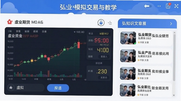 ��ҵ�ڻ�APPģ�⽻�����ѧ���棬չʾ�����ʽ�������֪ʶ�����б�������Ѻ�����