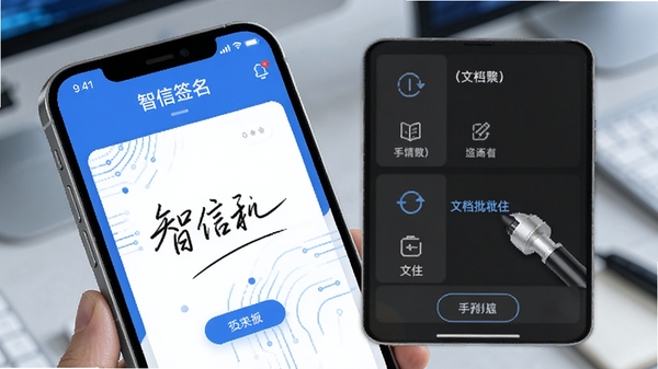 ����ǩ�����ܲ������棬չʾ��дǩ�����ĵ���ע���ܣ��ֻ���Ļ��д��������ɫ�����Ƽ��У�������������ǩ�������ɼ�