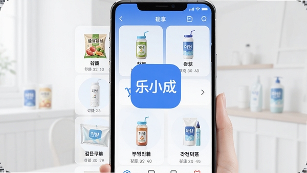 ��С��APP����չʾ���ֻ���Ļ�г��ֺ�ϵ������Ʒ���񣬰�������ʳƷ����Ʒ������Ʒ��ͼ�����£���ɫ������Ϊ�����������������ͻ���������ֵı���ԣ�����������ʾ��С�ɵ�Ʒ�Ʊ�ʶ
