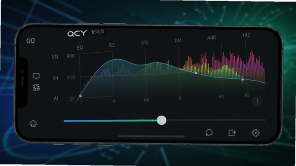 QCY Audio�������������ڽ���AI��ͼ���ֻ���ĻչʾEQ���ߵ��ڻ��飬�����ƵƵ�׿��ӻ����Ƽ���ʮ�㣬��ɫ���������̹�Ч