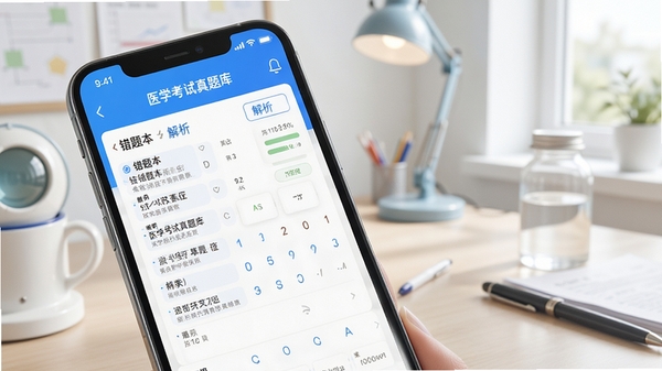 ҽѧ���������app�ֻ�ˢ�����չʾ������UI��ͼ����ʾ���Ȿ�����ҳ�棬����ѧϰ��Χ����ɫ��ɫ��������ִ����