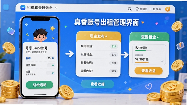 ��������˺ų���������棬չʾ���������˺š�������𡢲鿴��������̣����������ֻ��ͽ��Ԫ�أ�ͻ������׬Ǯ������͸�����������õ���ɫ���