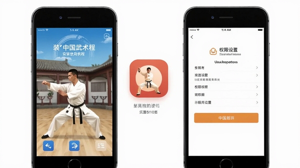 �й�����APP��װʹ�ý̳�ʾ��ͼ��չʾ�ֻ���װ�����Ȩ�����ý���