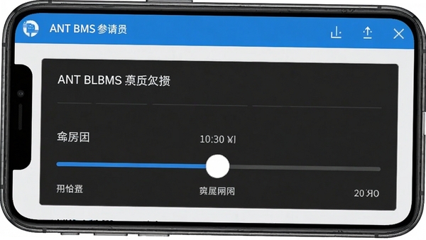 ANT BMS��������ҳ���ͼ��չʾ��ѹǷѹ������ֵ���ڻ��飬�ֻ�������������������ANT BMS�ڱ�����