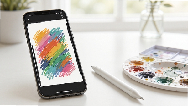 ����painting������������չʾ��һ�������ֻ���Ļ����ʾɫ�ʷḻ�Ļ滭��Ʒ���Ա�ɢ���Ŵ��رʺ͵�ɫ�̣�����������࣬ͻ���ֻ��滭Ϳѻ�����ɷ�Χ