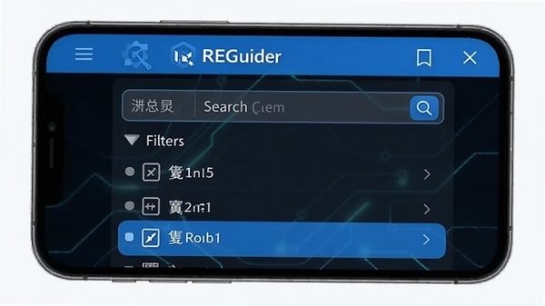 REGuiderע����������ܽ��棬�ֻ���Ļչʾ������͹���������������ʾƥ������REGuider���������ڽ��涥�����Ƽ���ɫ��