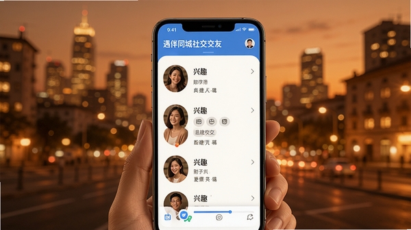 ����ͬ���罻���������ٷ�����ͼ���ֻ���Ļչʾ���������б�����Ȥ��ǩƥ����棬����Ϊ��ů�ĳ���ҹ����ͻ����ʵ�罻��Χ