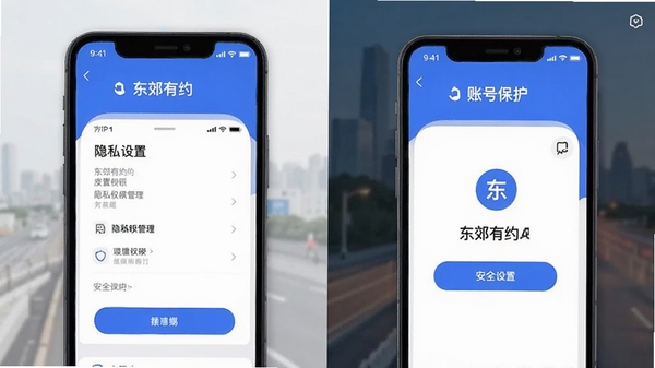 ������ԼAPP��ȫ���ý��棬��˽Ȩ�޹������˺ű�������չʾ