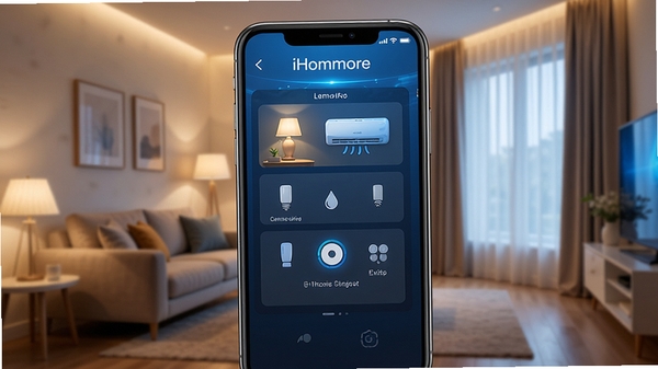 iHommore���ܼҾ�Ӧ�ý���չʾ���ֻ���Ļ����ʾ�����ƹ⡢�յ����������豸������壬��ܰ�ִ��Ҿӱ������Ƽ�����ɫ��������UI��Ʒ��