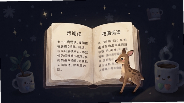 С¹�ö�ҹ��ģʽ�Ķ�Ч��ͼ����ɫ��������������壬չʾ�����Ķ�����
