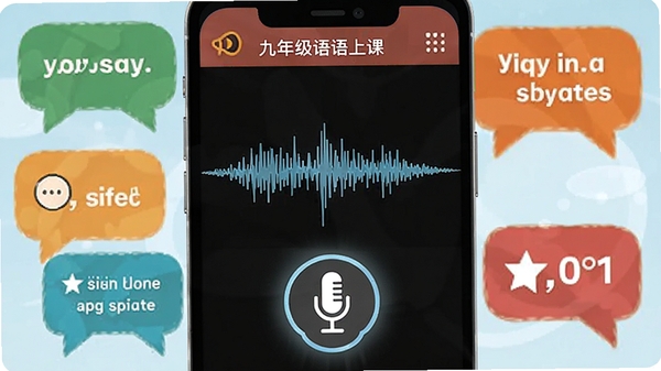 ���꼶Ӣ���ϲ�APP����������棬��˷�ͼ��������Ļ����ʾ��������ͼ�����ַ����������ǻ��õ�Ӣ��Ի�����