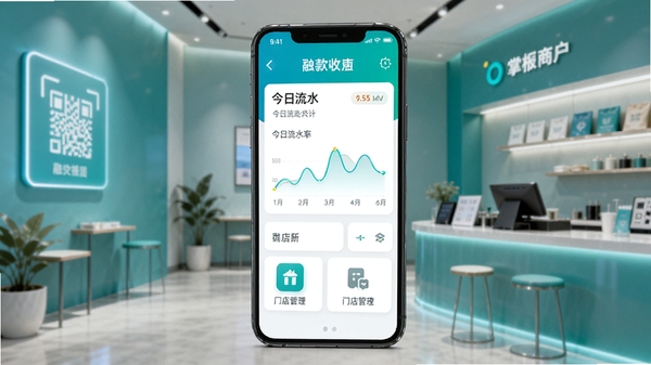 ���ƹ��̻���APP������չʾ���ֻ���Ļ����ʾ�տ��롢������ˮͳ��ͼ�����ŵ������ڣ�����Ϊ�ִ���Լ���̳�����ɫ��������ɫ��Ϊ����ͻ���ƶ�֧�������ֻ���Ӫ��Χ