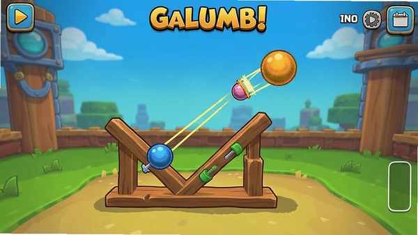 Galumb��Ϸ������������ڵ�������Ƕȵ�С�����������淨չʾͼ