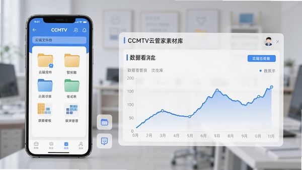 CCMTV�ƹܼ��زĿ������ݿ��幦����ʾ���ֻ�������ʾ�ƶ��ļ��к�����ͳ��ͼ����������UI���