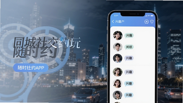��ʱԼAPP�ٷ�����ͼ��չʾͬ���罻Լ����棬�ֻ���Ļ����ʾ�����û�ͷ���б�����Ȥ��ǩ������Ϊ����ҹ������������ִ�