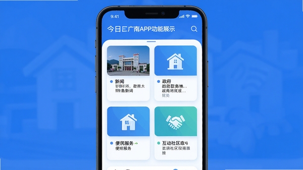 ��ͼ��ʾ�ʣ����չ���APP����չʾͼ���ֻ���Ļ��չʾ���š����񡢱�����񡢻��������Ĵ���ģ�飬��������ɫ�Ͱ�ɫΪ������ƽ����Ʒ������ֱ��