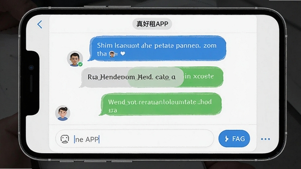 �����APP������棬�û��뷿���Ի����ڣ���Ϣ�����������ײ������ͷ��Ͱ�ť���ֻ���Ļչʾ